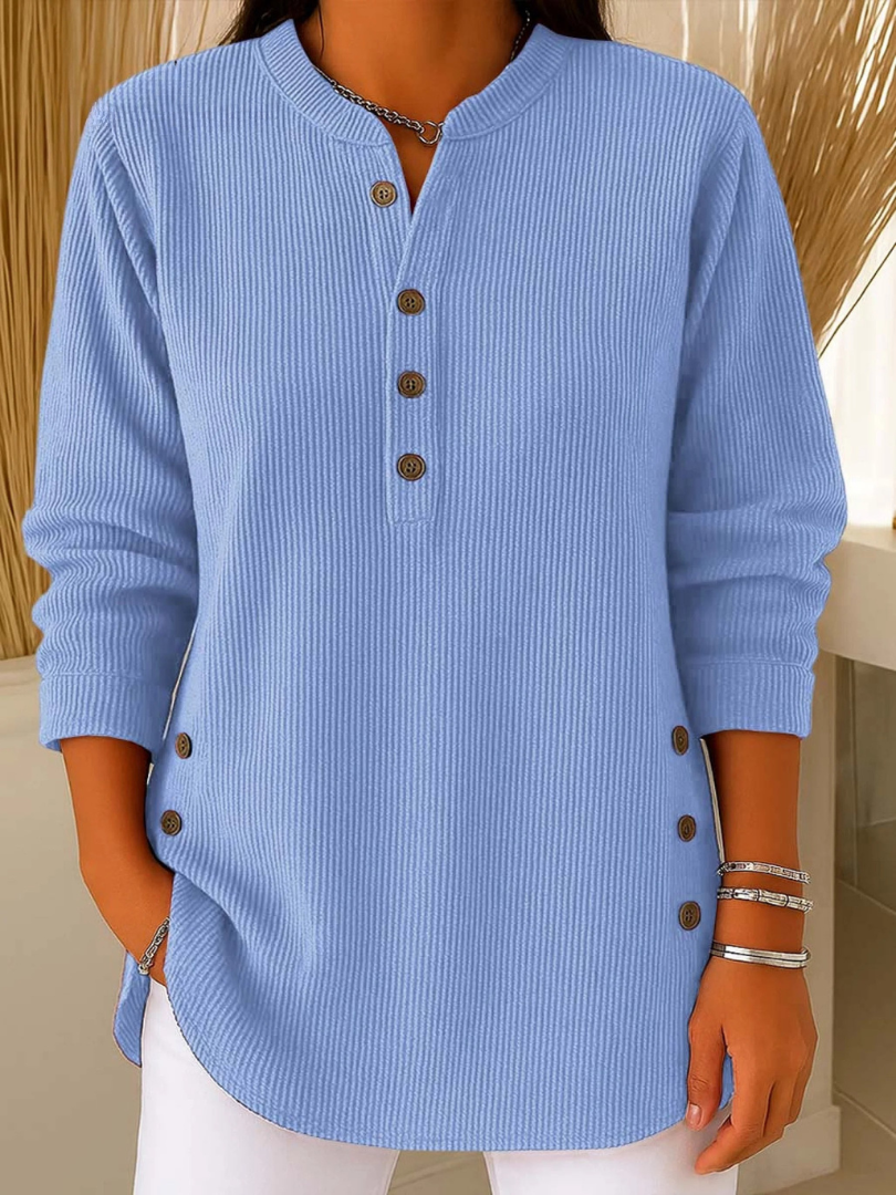 Judith | Button Henley Tunic