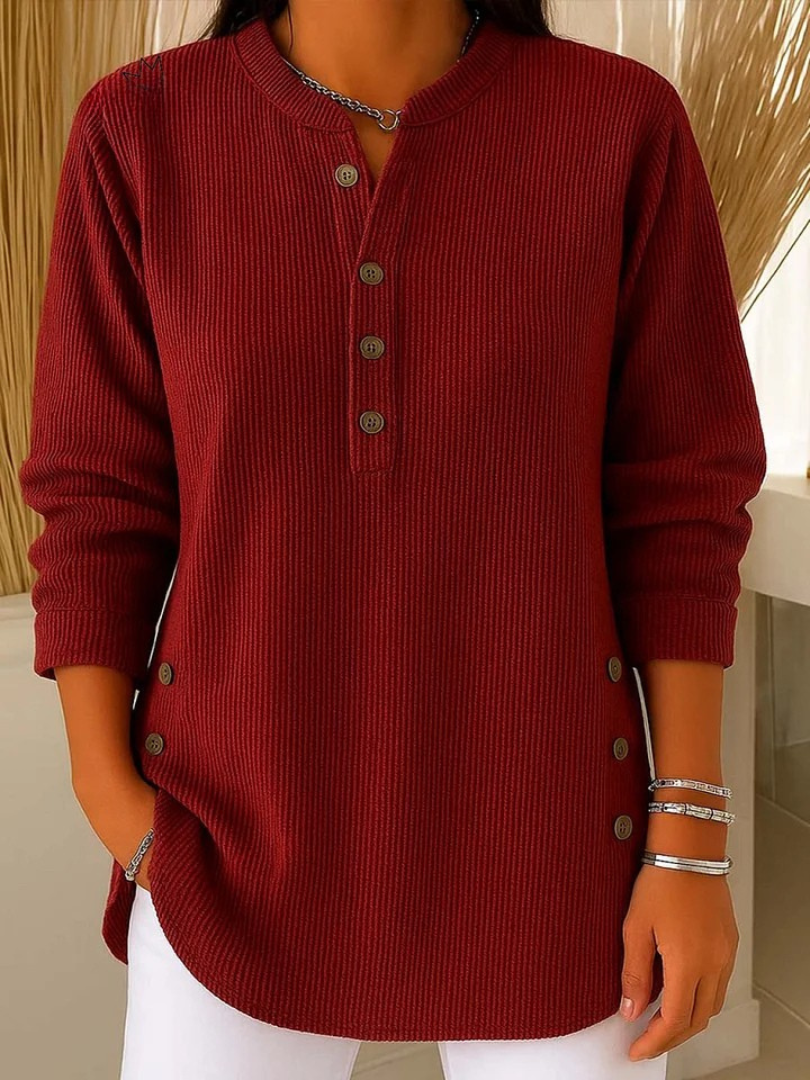 Judith | Button Henley Tunic