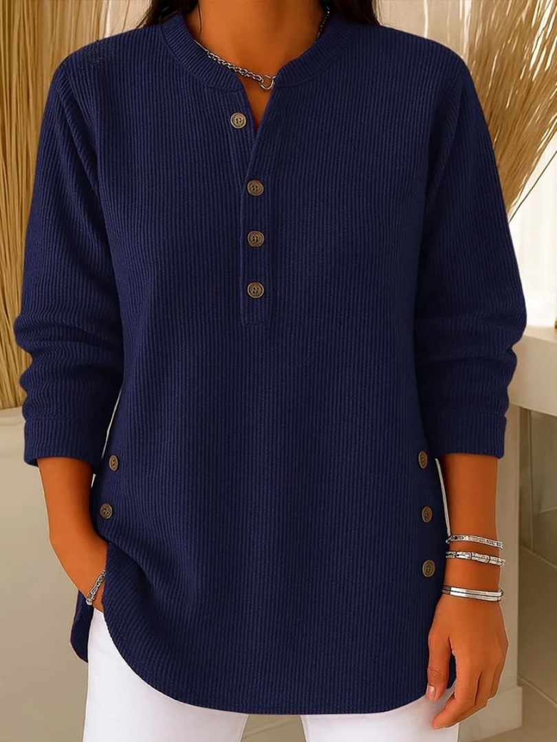Judith | Button Henley Tunic
