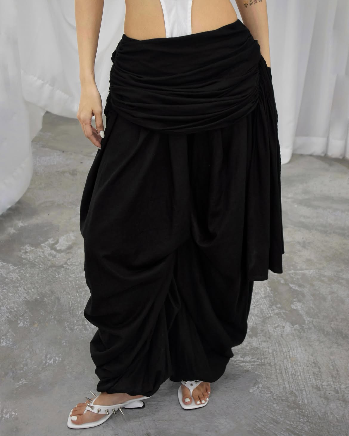 Wide-Leg Linen Trousers