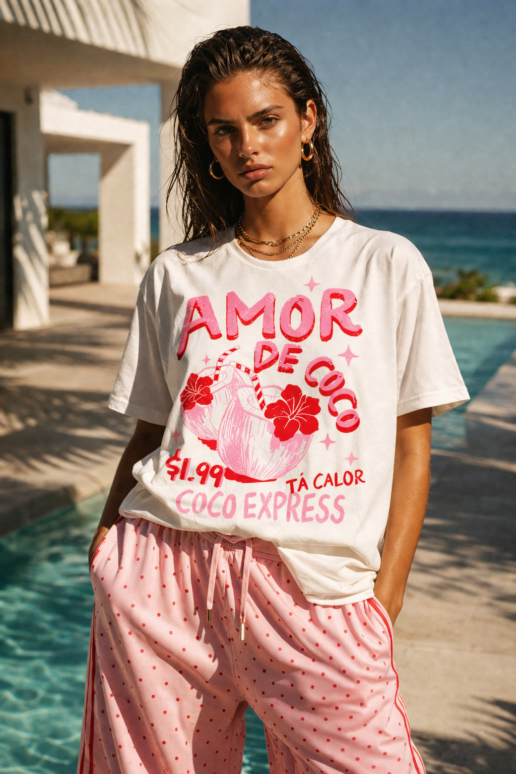 Amore de Coco Tropical Tee
