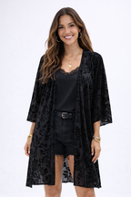 Florencia Goth Black Kimono