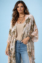 Sunset Palm Kimono