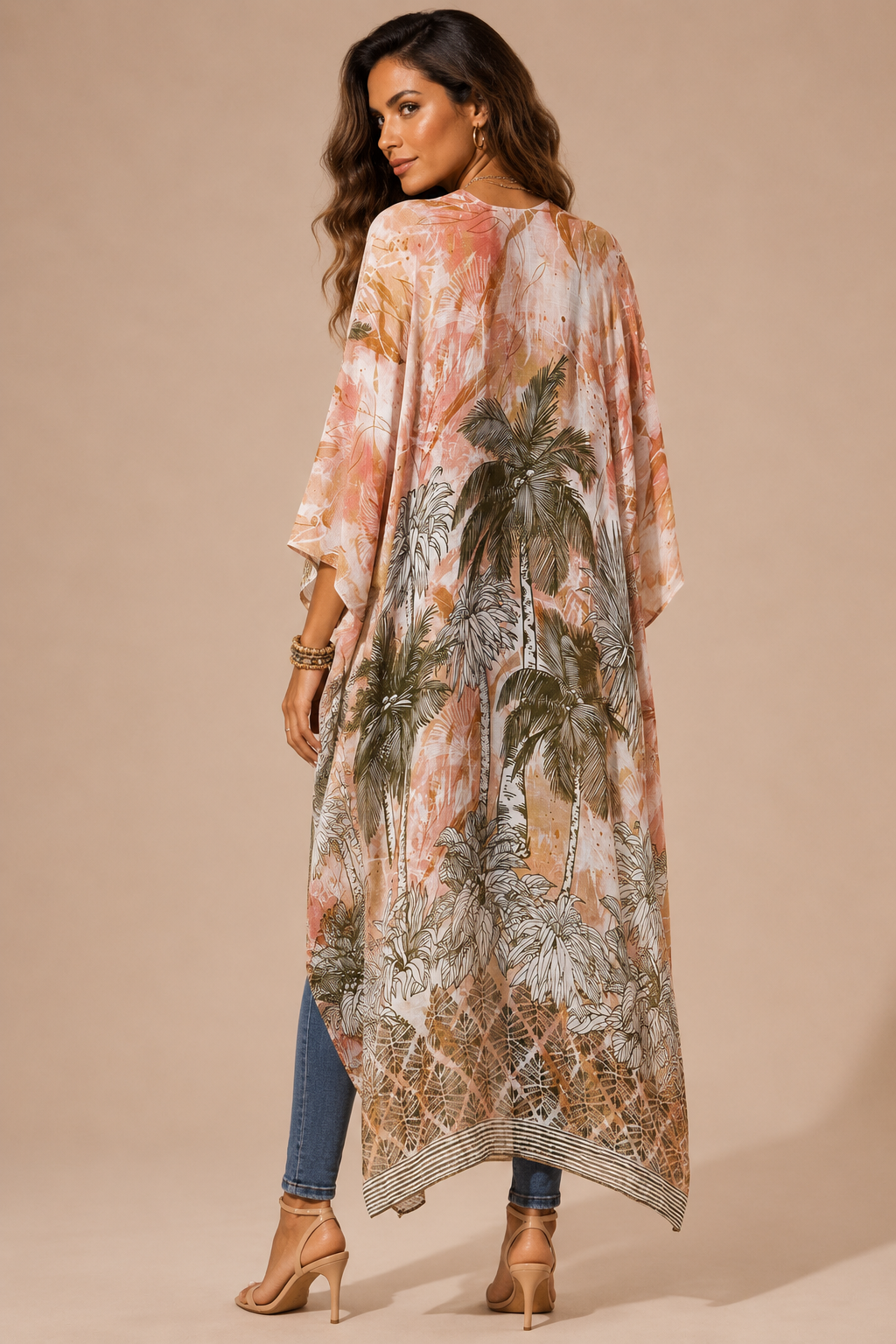 Sunset Palm Kimono