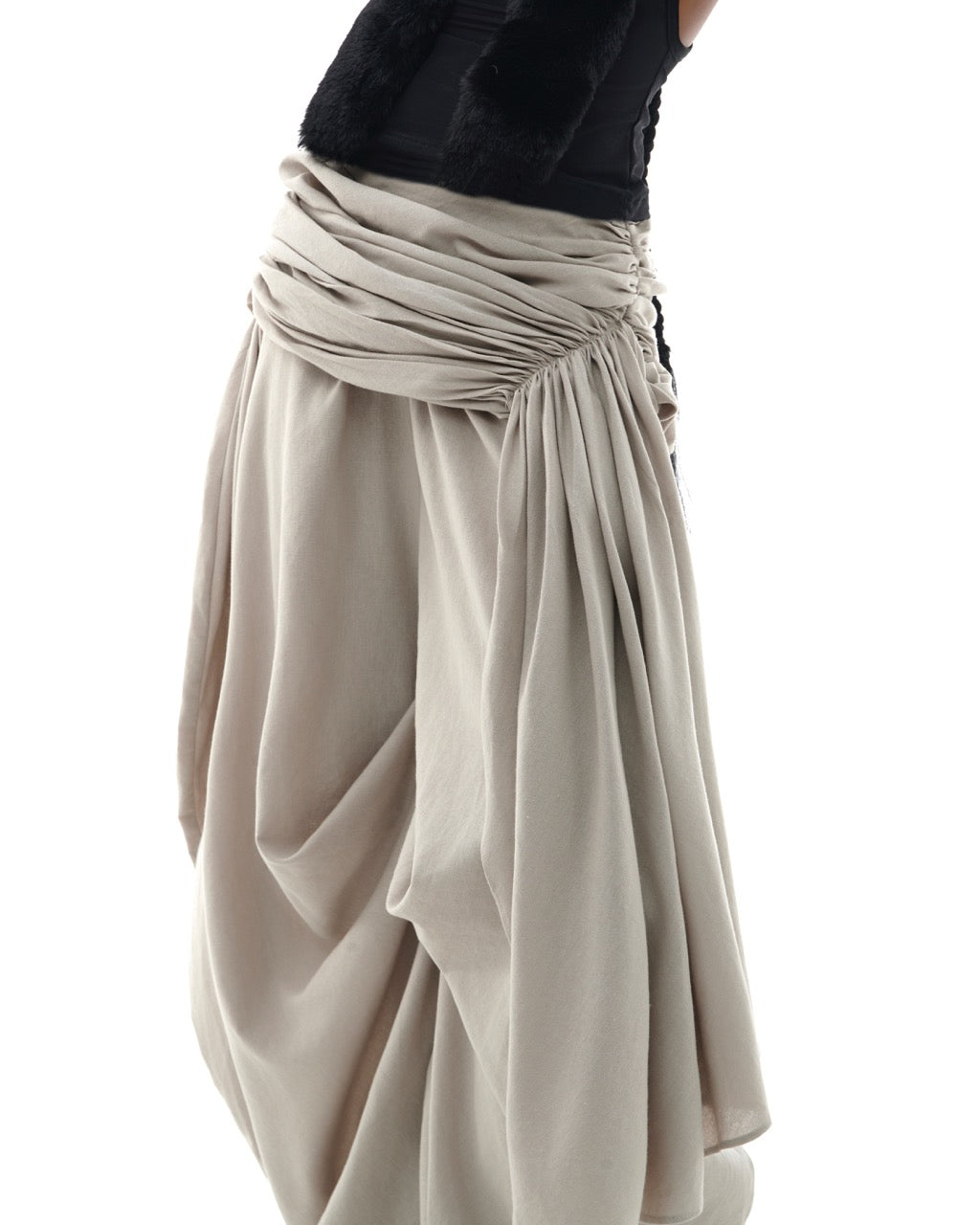 Wide-Leg Linen Trousers