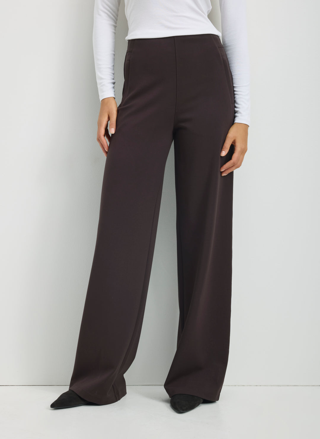 High-Rise Wide-Leg Trousers