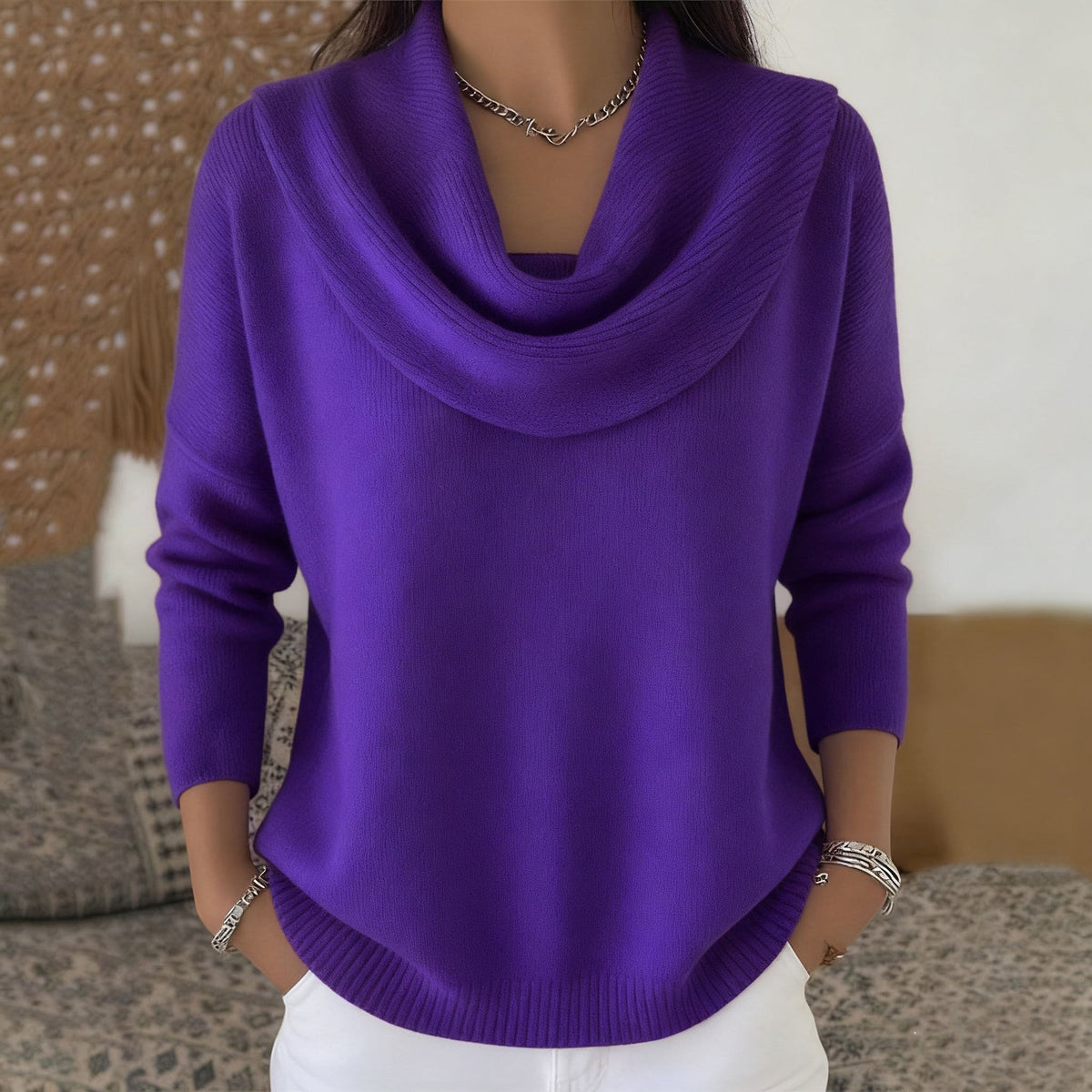 Kathleen | Cowl Neck Sweater