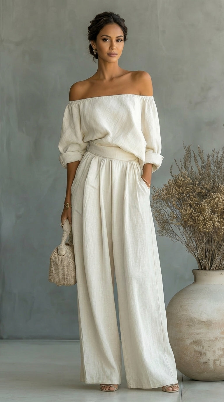 Liliana – Exclusive Linen-Effect Set for a Stylish Summer