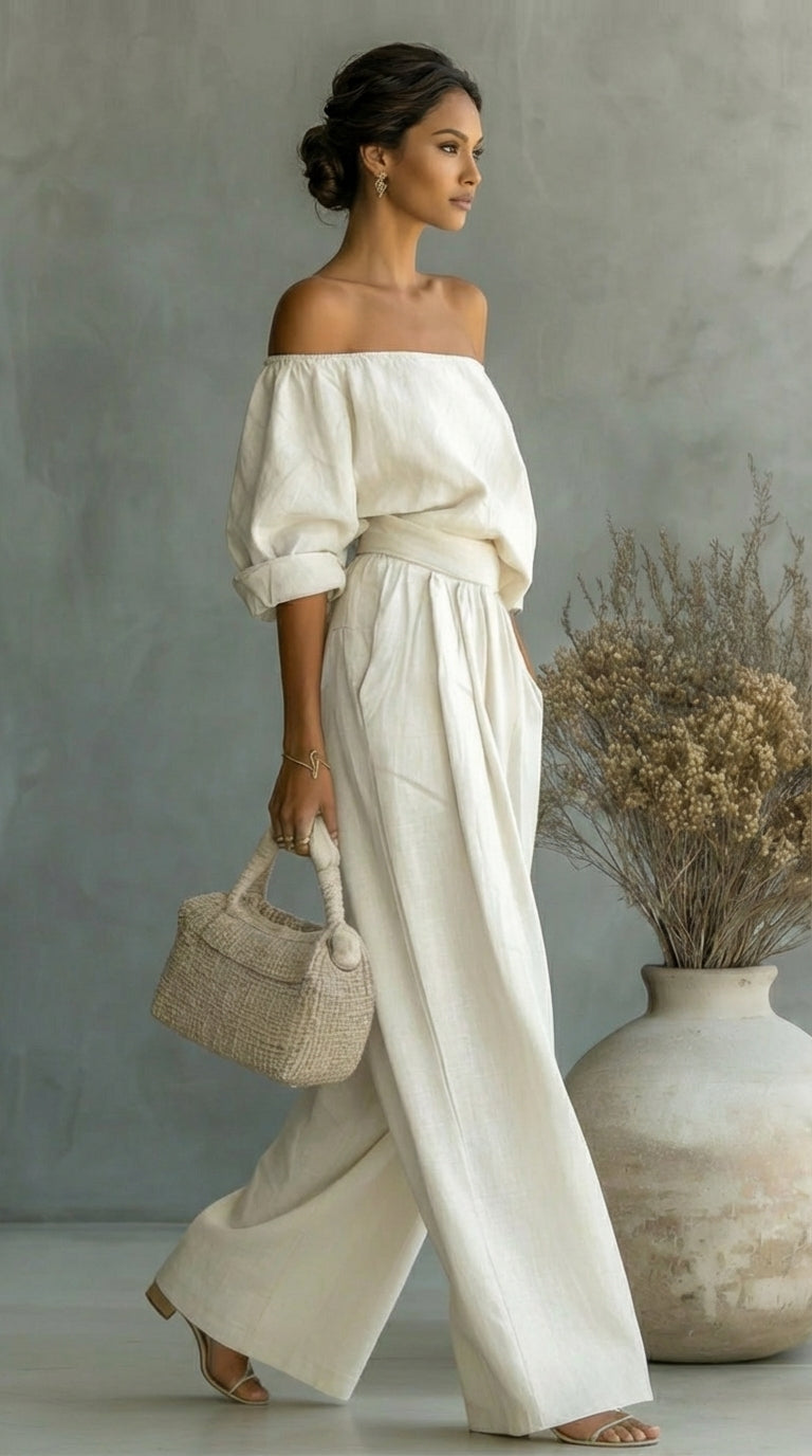 Liliana – Exclusive Linen-Effect Set for a Stylish Summer