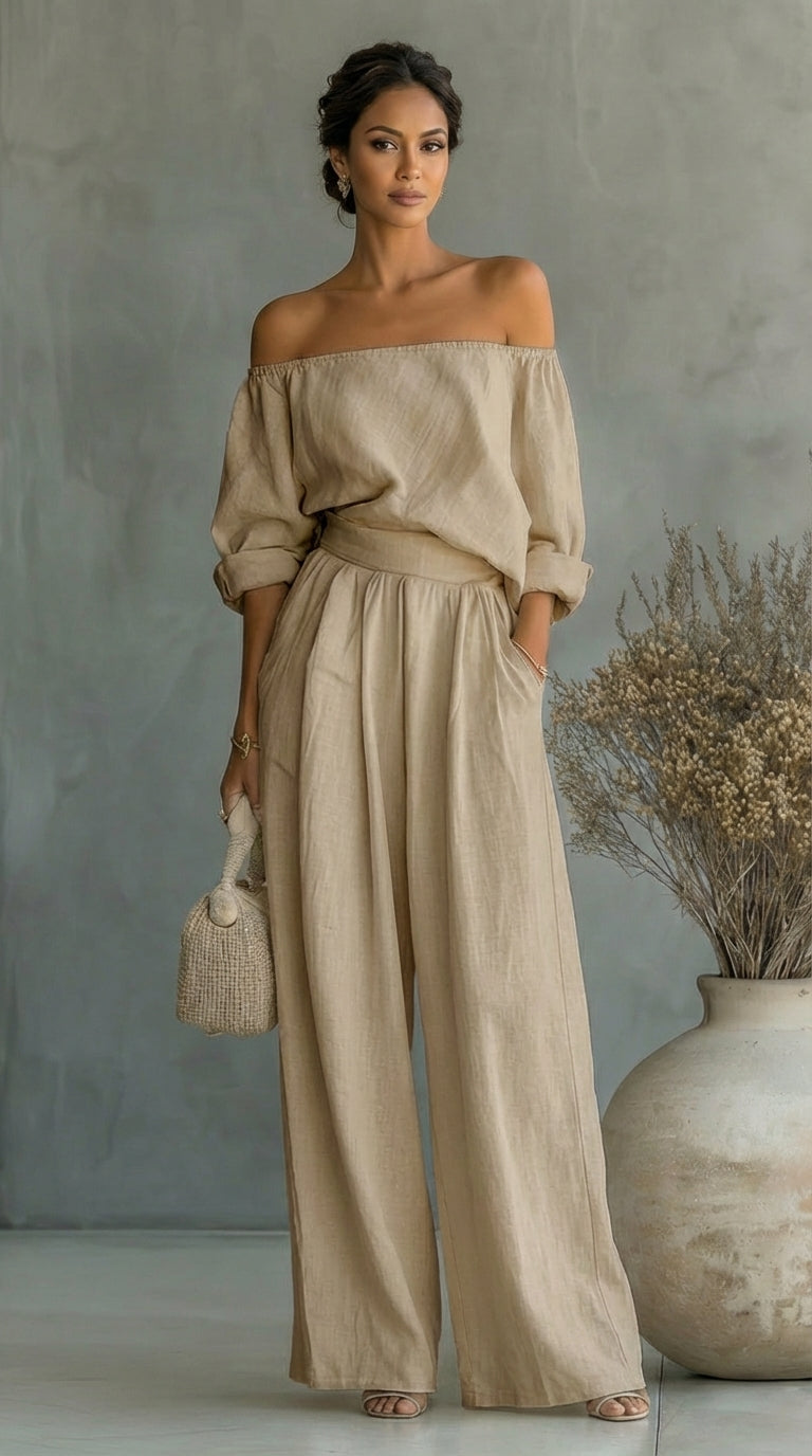 Liliana – Exclusive Linen-Effect Set for a Stylish Summer