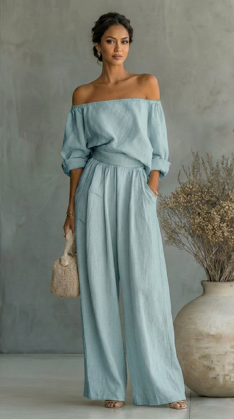 Liliana – Exclusive Linen-Effect Set for a Stylish Summer