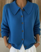 Sharon | Button Collar Cardigan