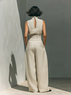 Nuria | Minimalist Sleeveless Top Set